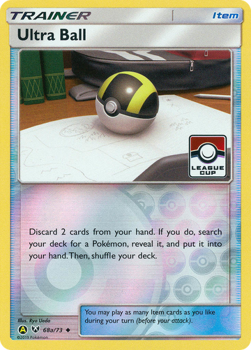 Ultra Ball [League] #68A from Shining Legends Pokémon card set